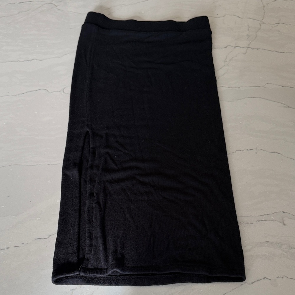 ATM Anthony Thomas Melillo Black Maxi Skirt